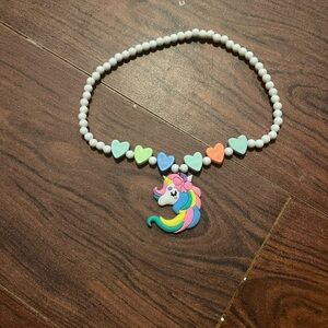 Colorful Unicorn Kids Necklace